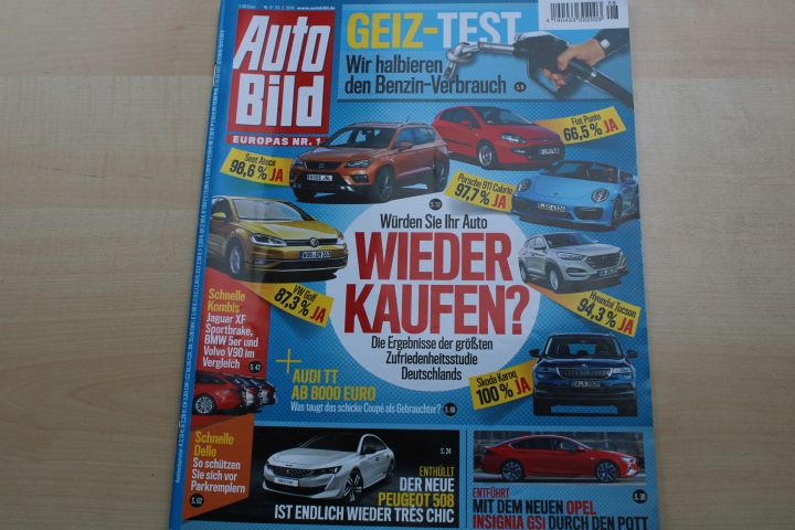 Deckblatt Auto Bild (08/2018)